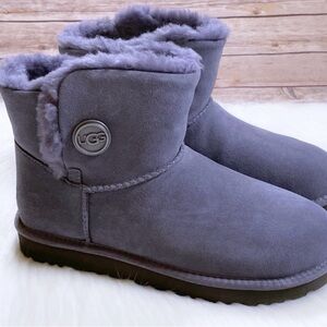 Ugg Purple Suede Women's Boots-worn once